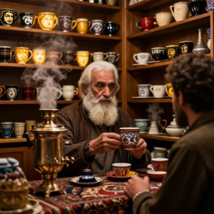 قهوه‌خانه‌ای که صاحبش فنجانت را از روی چهره‌ات انتخاب می‌کند